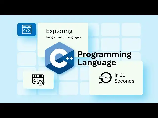 'Video thumbnail for C++ in 60 seconds'