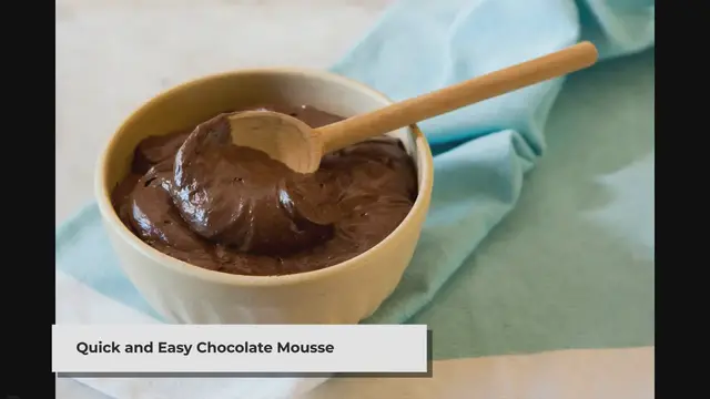 'Video thumbnail for Chocolate Mousse Recipe No Cream'