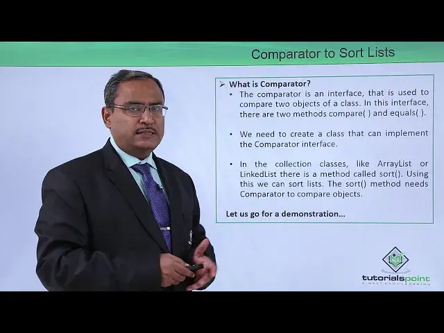 'Video thumbnail for Java Essentials - Comparator to sort lists'