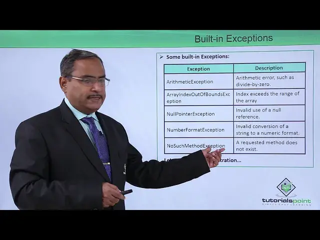 'Video thumbnail for Java Essentials -  Built in exceptions'