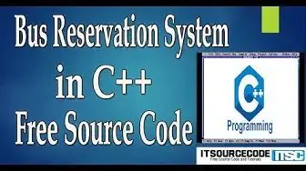 'Video thumbnail for Bus Reservation System In C++ free Download 2020 | C++ Projects with Source Code'