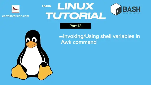 'Video thumbnail for Linux Tutorial   Part 13: awk and shell variables'
