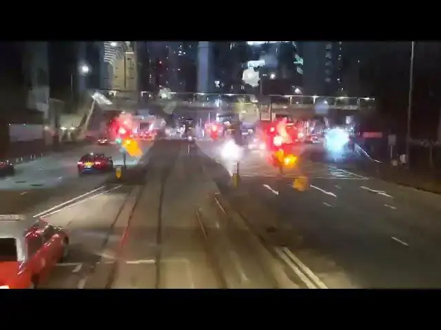 'Video thumbnail for beautiful night street view #hongkong'