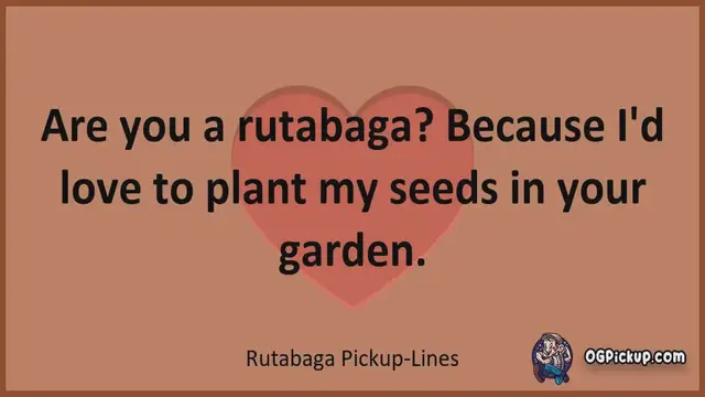 'Video thumbnail for Rutabaga - Pickup-Lines & Rizz for Him & for Her'