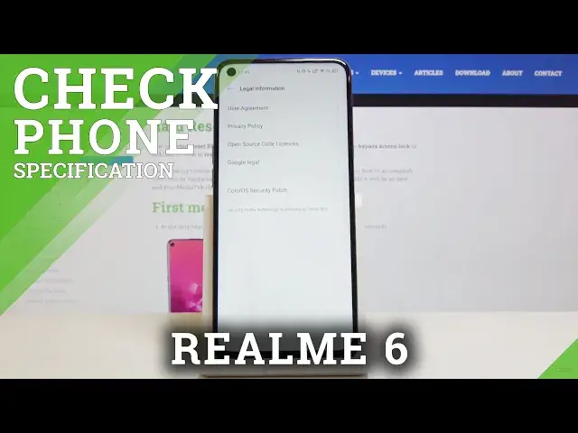 'Video thumbnail for Check Legal info in REALME 6 – Privacy Policy'