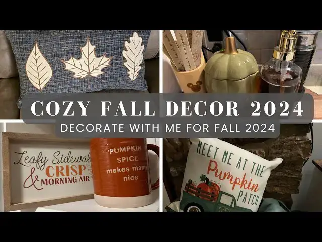 'Video thumbnail for Cozy Fall Home Decor 2024: Fall Decorate With Me'