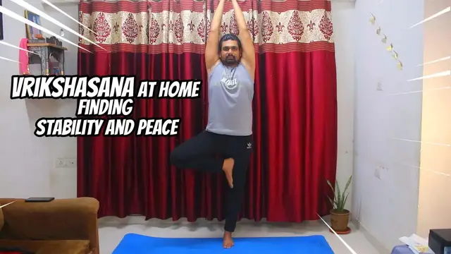 'Video thumbnail for Vrikshasana detail video with benefits and steps.'