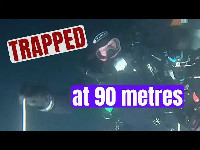 'Video thumbnail for What Happens If You Get Stuck 90 Meters Underwater?'