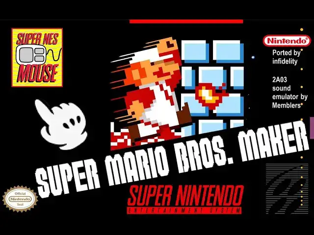 'Video thumbnail for Super Mario. Maker para la Super Nintendo | Homebrew'