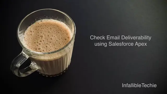'Video thumbnail for Check Email Deliverability using Salesforce Apex'