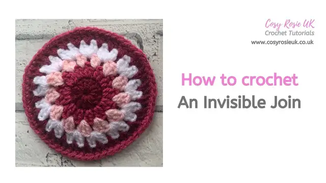 'Video thumbnail for Invisible Join when crochet in the round - The Perfect Finish'