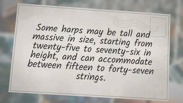 'Video thumbnail for How Much Does a Harp Weigh?'