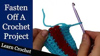 'Video thumbnail for How to Finish a Crochet Project - Beginner Course: Lesson #7.5'