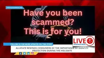'Video thumbnail for Allstate reminds consumers of the importance of identity protection during the holidays'