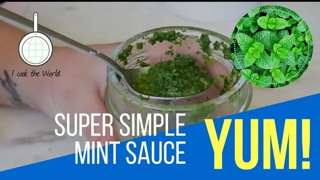 'Video thumbnail for Mint Sauce Recipe Cooking Video - I Cook The World'