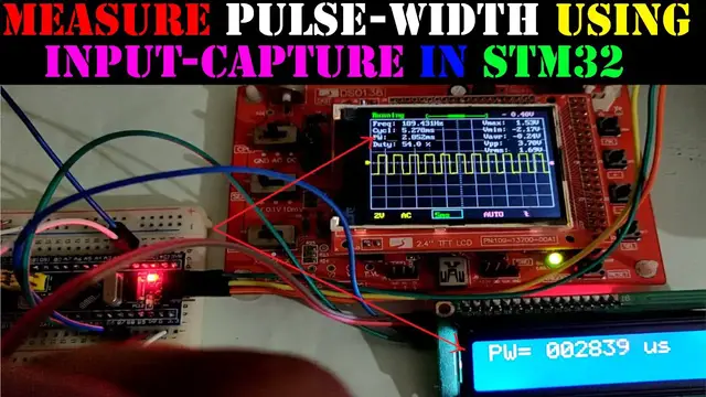 'Video thumbnail for Measure PULSE-WIDTH using input capture single channel in STM32 || HAL || CubeMx || SW4STM'