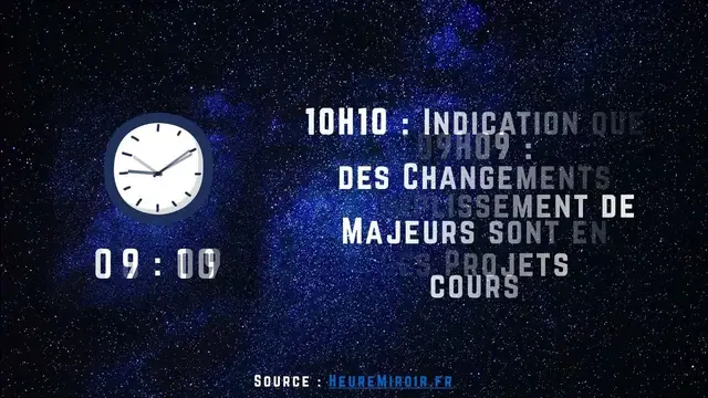'Video thumbnail for 🕰️ Messages derrière chaque Heure Miroir : Découvrez le message des Anges ! 😇'