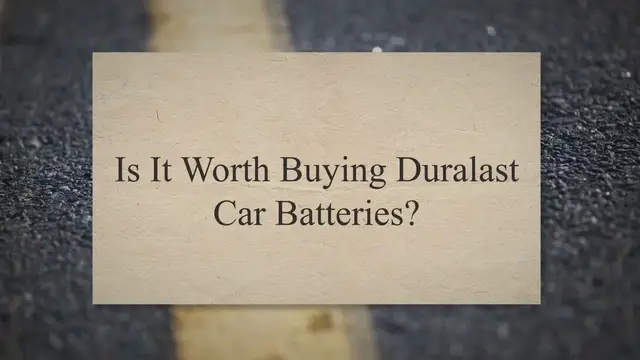 'Video thumbnail for Is It Worth Buying Duralast Car Batteries?'