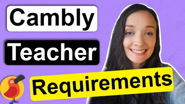 'Video thumbnail for Cambly Requirements for Teachers (2021)'