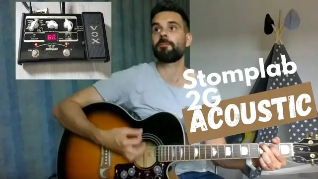 'Video thumbnail for Vox Stomplab 2G Acoustic guitar demo'