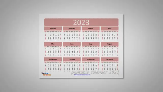 'Video thumbnail for 2023 calendar-All Holidays And Celebrations Of 2023'