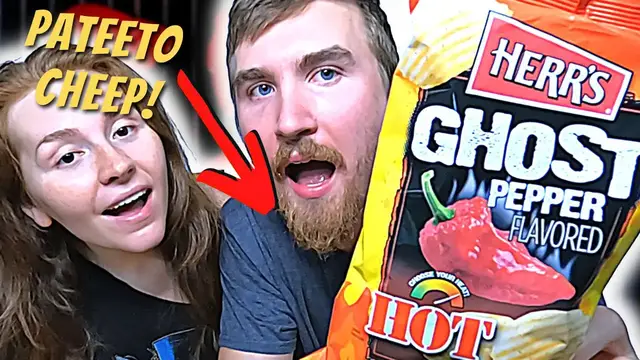 'Video thumbnail for Trying Herr's Ghost Pepper Potato Chips | Why Did I Say it Like That?'