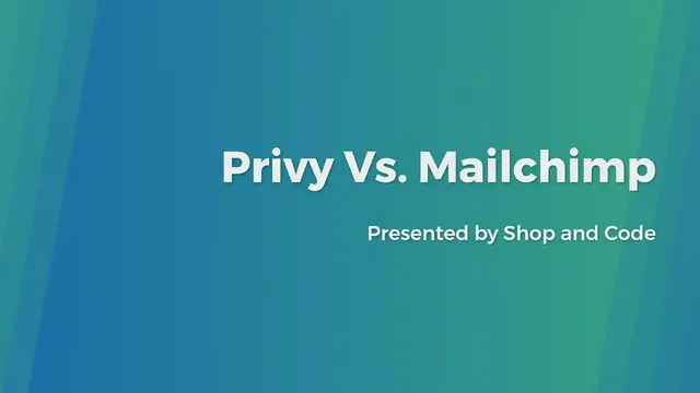 'Video thumbnail for Privy Vs Mailchimp'