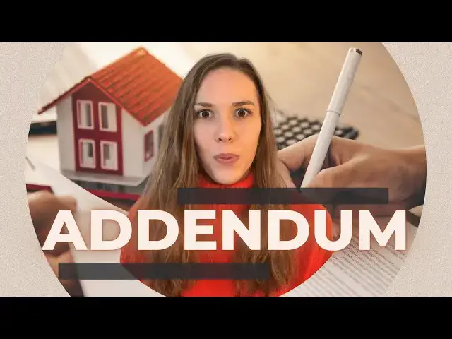 'Video thumbnail for Addendum: The Secret Weapon of Real Estate Contracts'