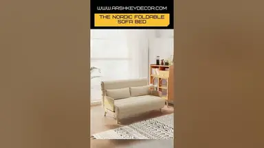 'Video thumbnail for Foldable Sofa Bed | Sofa cum Bed | Furniture #shorts'