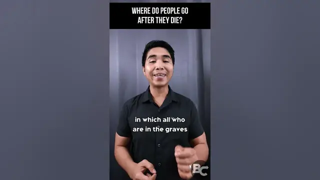 'Video thumbnail for Where do people go after they die?'