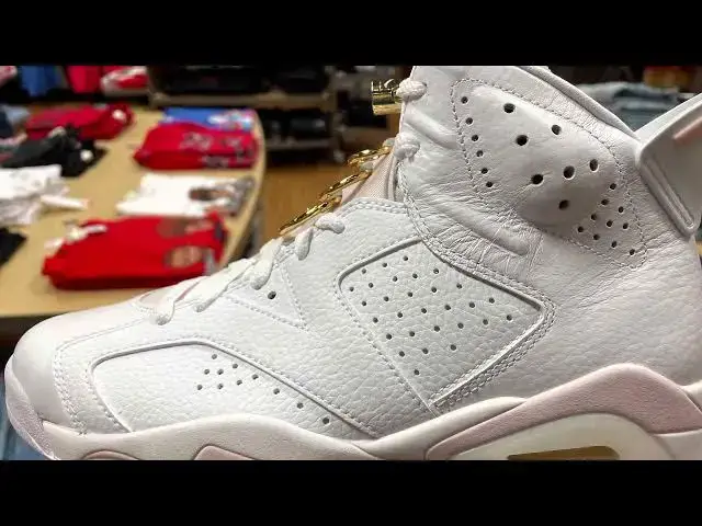 'Video thumbnail for Quick Look At The Air Jordan 6 Gold Hoops & Buy It Now'
