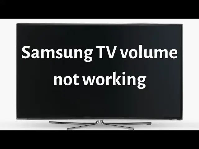 'Video thumbnail for How to fix Samsung TV volume not working'