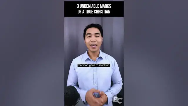 'Video thumbnail for 3 Undeniable Marks of a True Christian'