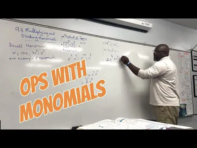 'Video thumbnail for How To Multiply & Divide Monomials'