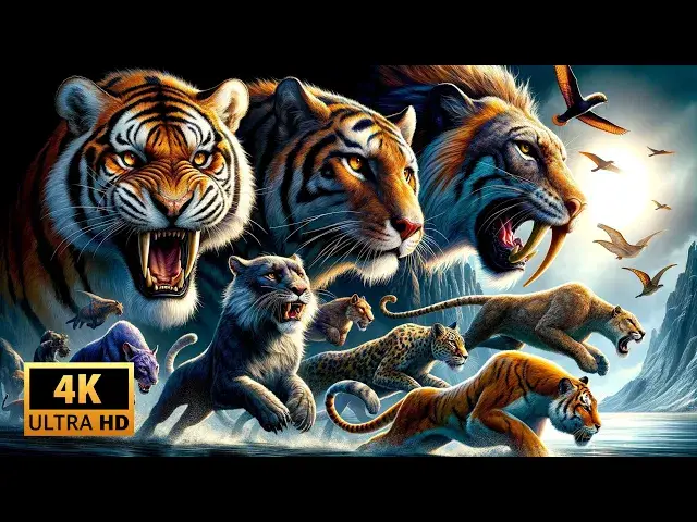 'Video thumbnail for Top 10 Prehistoric Cats - Top Predators of the Ancient World!'