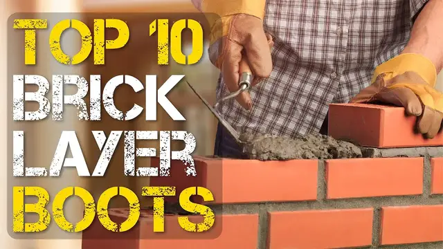 'Video thumbnail for Top 10 Best Boots for BrickLayers'