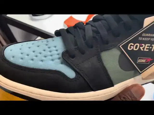 'Video thumbnail for Don't sleep On The Air Jordan 1 High Gore Tex Sky J Olive + Buy It Now'