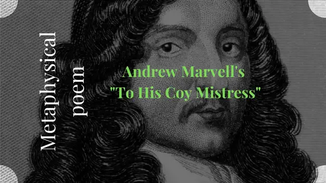 'Video thumbnail for Critical Appreciation of “To His Coy Mistress” by Andrew Marvell || Hamandista Academy || Literature'