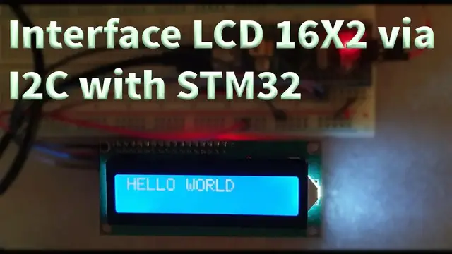 'Video thumbnail for LCD via I2C in STM32 || CUBEIDE || PCF8574'