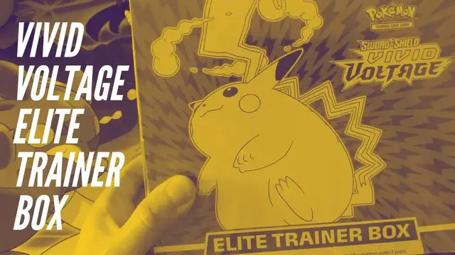 'Video thumbnail for Pokémon Vivid Voltage Elite Trainer Box Opening *NEW*'