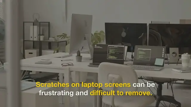 'Video thumbnail for How To Remove Scratches From Aluminum Laptop'