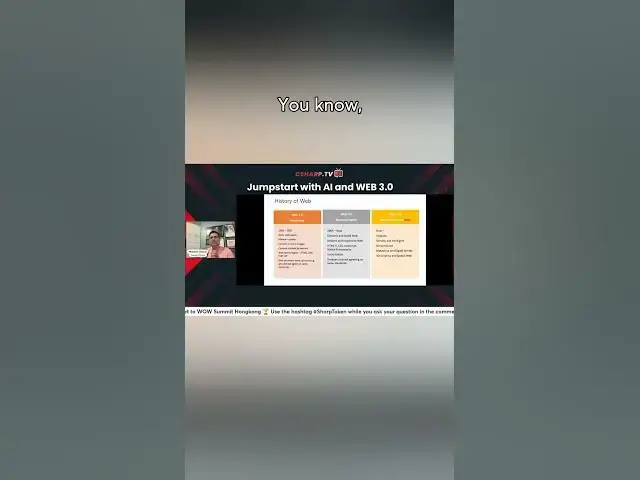 'Video thumbnail for Unlocking Web3: How We're Shifting to Own the Internet'