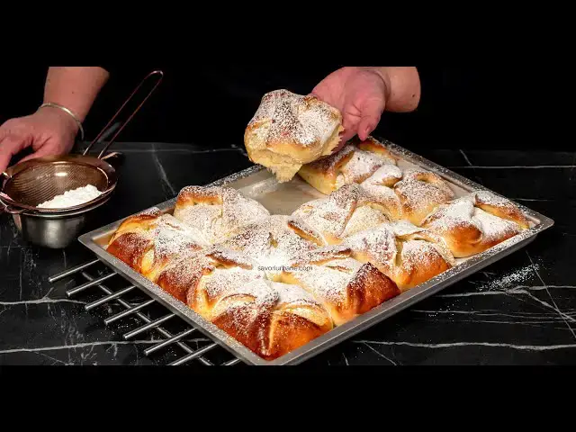 'Video thumbnail for Brânzoaice pufoase sau Poale în Brâu - rețeta cu multă umplutură cremoasă de brânză | Savori Urbane'