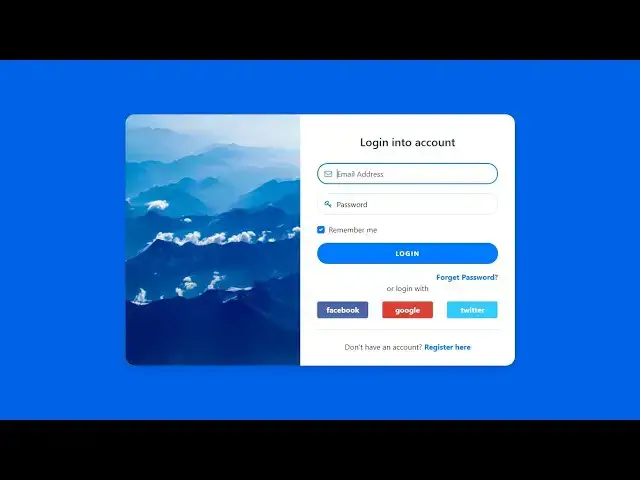 'Video thumbnail for Fully Responsive Login Form using HTML CSS and Bootstrap'