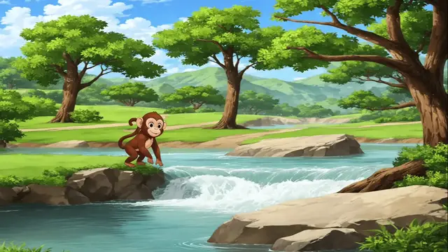 'Video thumbnail for बुद्धिमान बंदर और मुर्ख मगरमछ की ज्ञानप्रद कहानी '