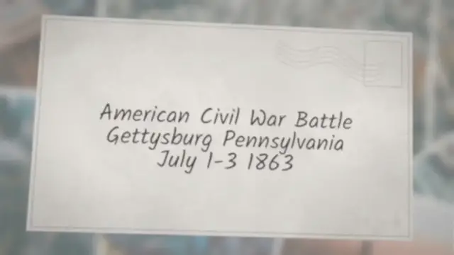 'Video thumbnail for Gettysburg Battle American Civil War July 1863'