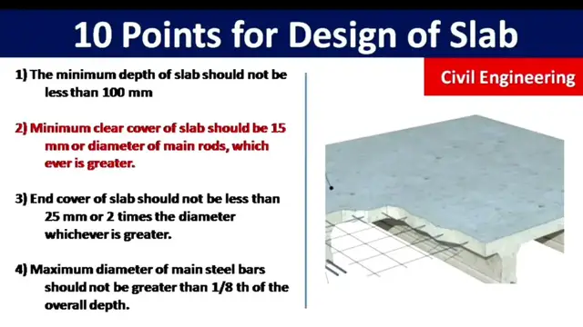 'Video thumbnail for 10 Points for Design of Slab | Design Consideration of slab - Civil Engineering'