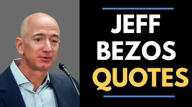 'Video thumbnail for Jeff Bezos Quotes And Sayings'