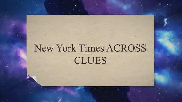 'Video thumbnail for NYT Crossword Answers 03/08/23'