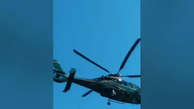 'Video thumbnail for Amazing Helicopter Landing Near Sea #shorts'